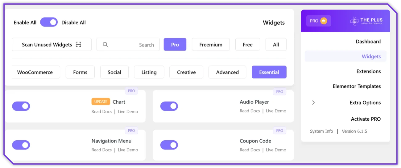 ویجتهای ادان پلاس المنتور